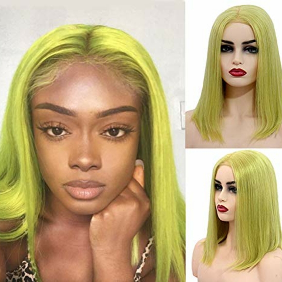 Green Pre Plucked Straight Bob